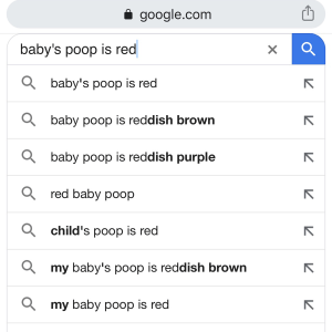 google autocomplete screenshot
