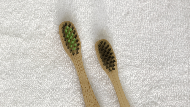 Brush sustainably! Colgate's Bamboo Charcoal Soft Toothbrush Review  Mark  x Abi