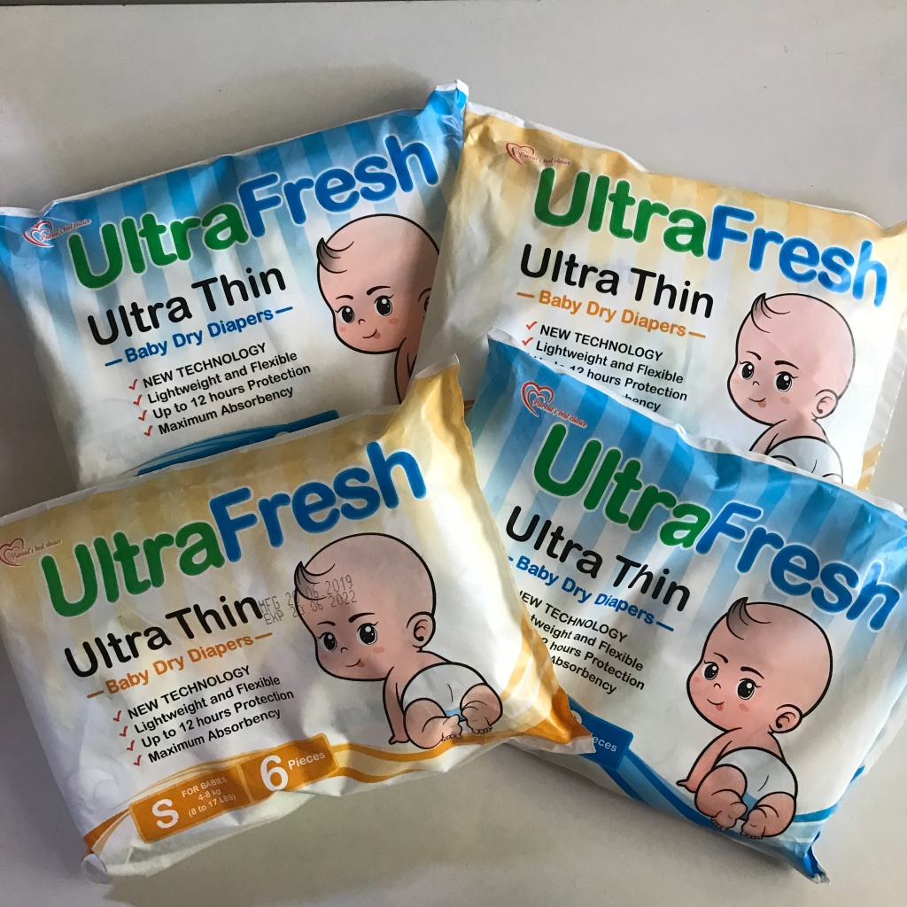 Ultrafresh diaper samples