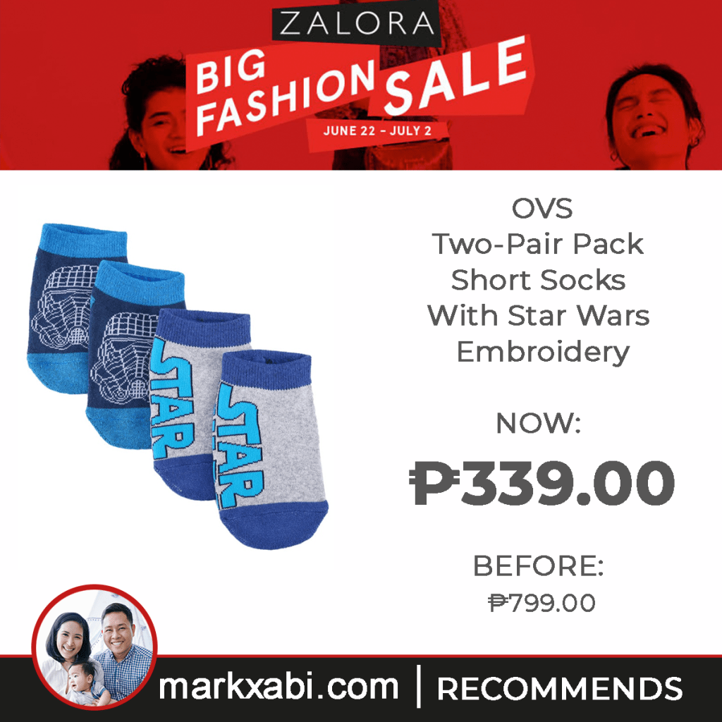 Zalora Big Fashion Sale Toddler Star wars socks