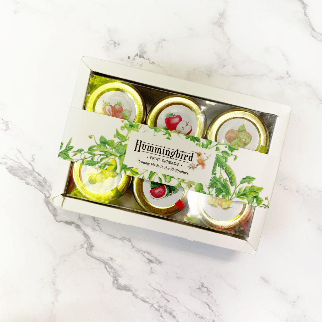 A close up of hummingbird fruit spreas