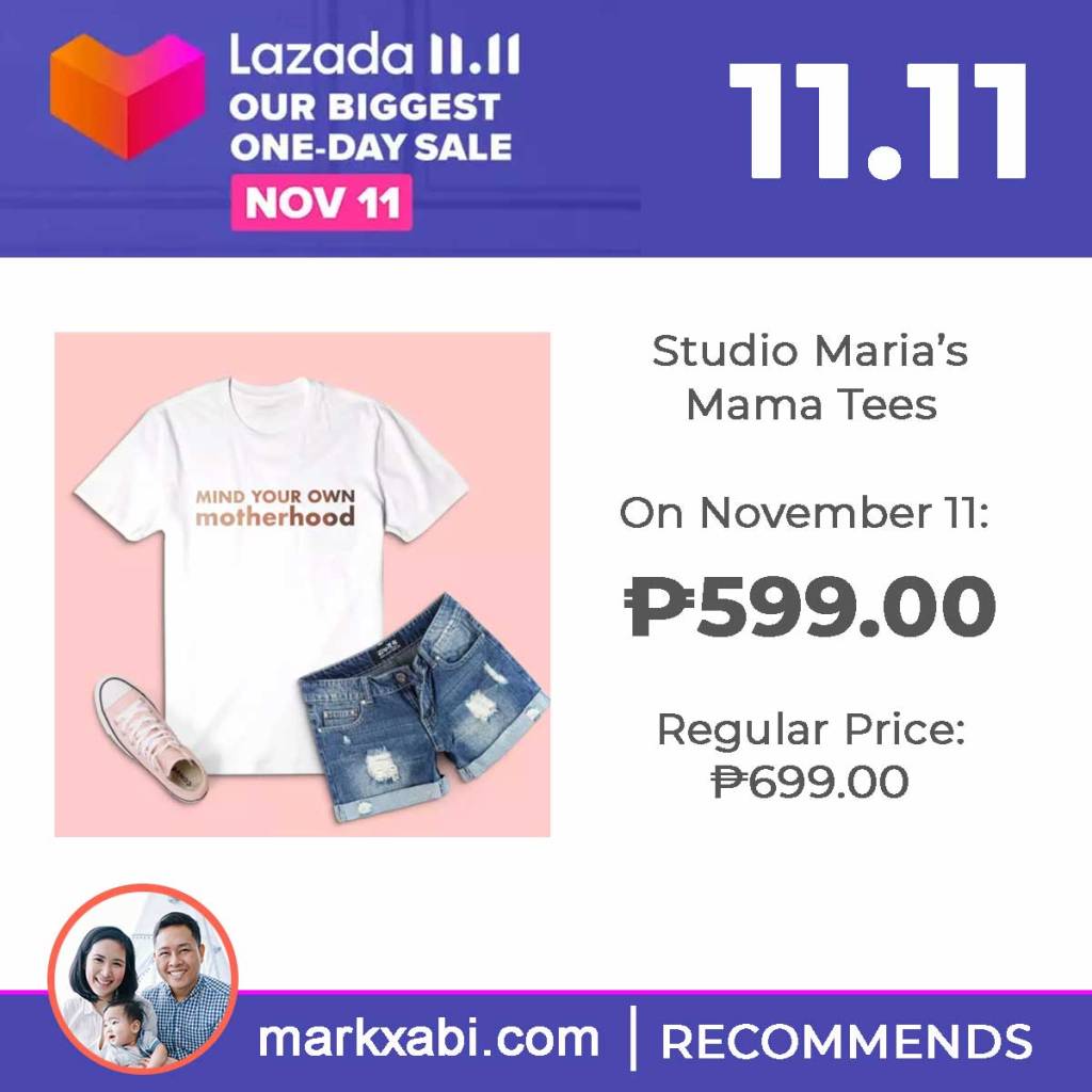 Mind your own motherhood shirt by studio maria on sale at Lazada's 11.11 Sale