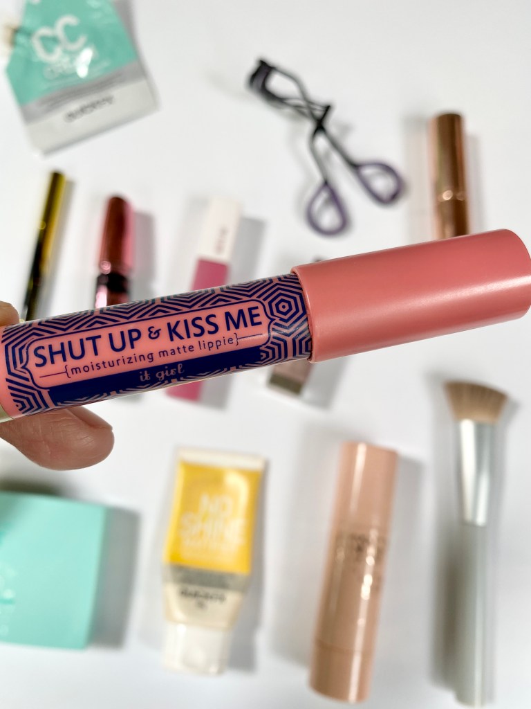 Happy Skin Shut Up and Kiss Me Moisturizing Matte Lippie in It Girl.