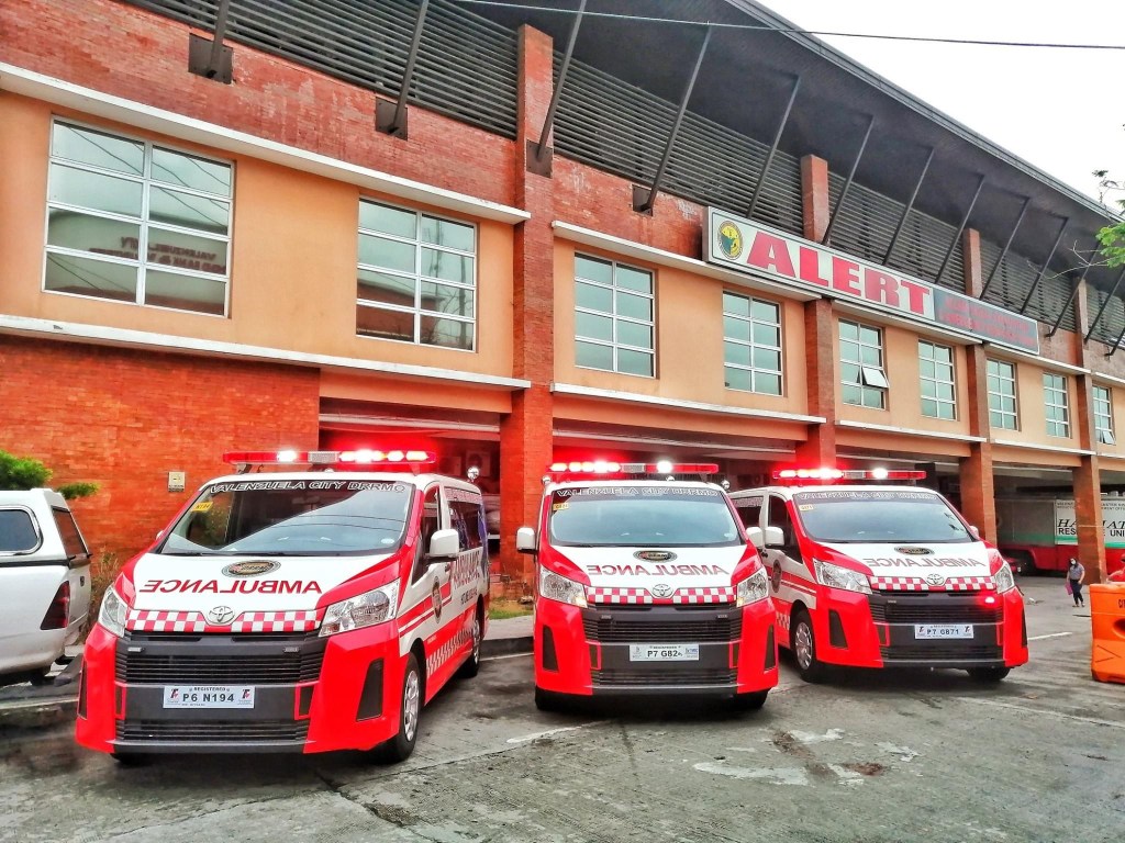 Valenzuela City Ambulance fleet