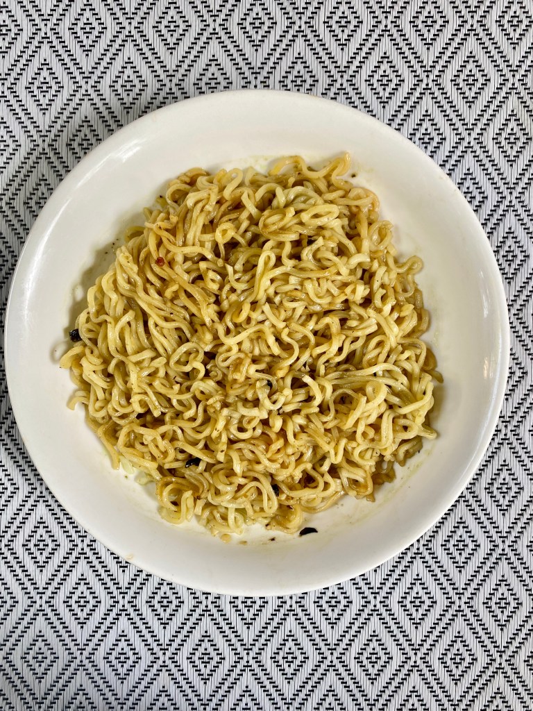 Cooked IndoMie Cili Hijau flavor