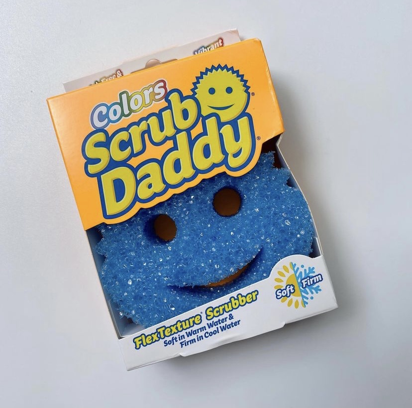 Blue scrub daddy