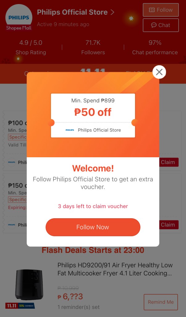 Philips Official Store in Shopee