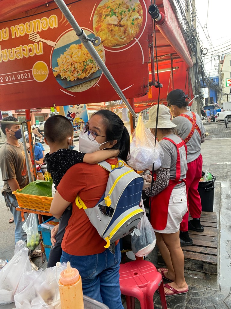 Buying Thai street food