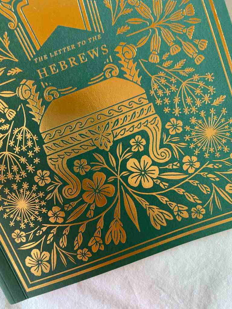 Gold-ink illustrated cover