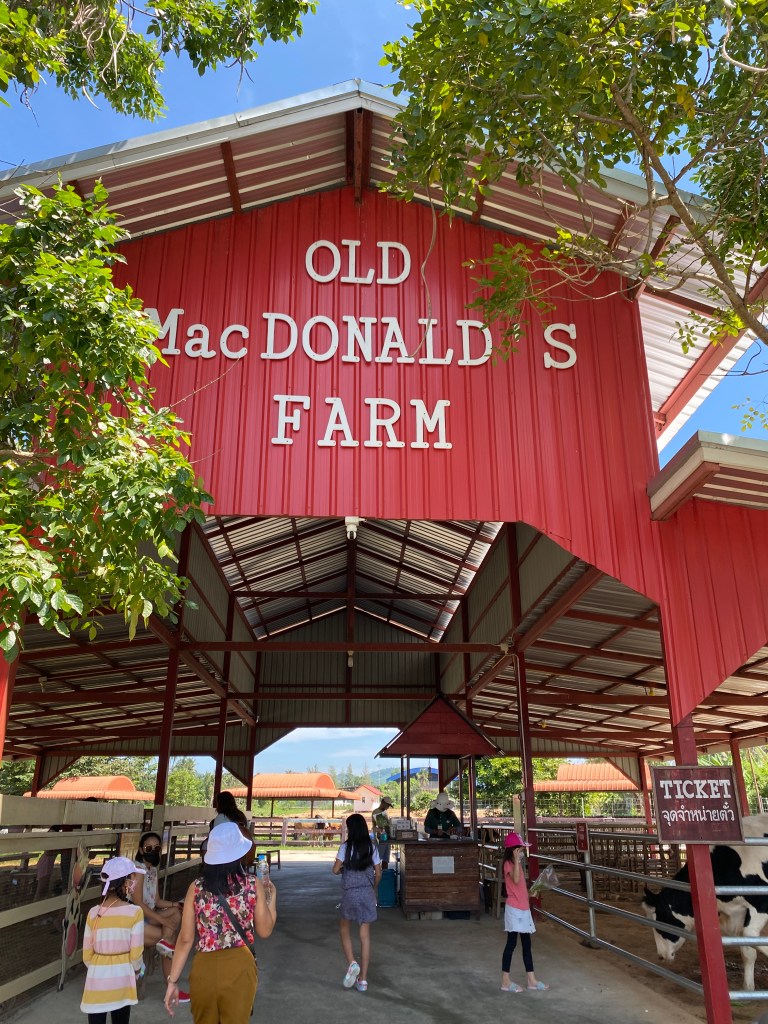 Old Mcdonald's farm at sheep farm pattaya