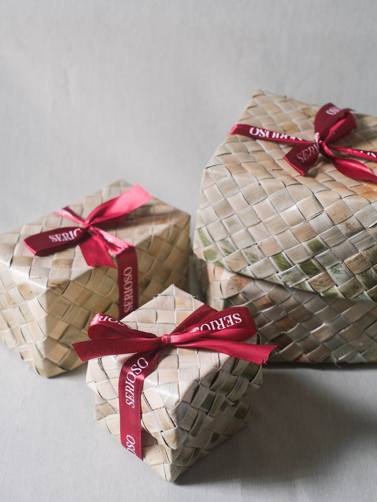 Serioso Chili Garlic Gift Sets in native, hand woven boxes