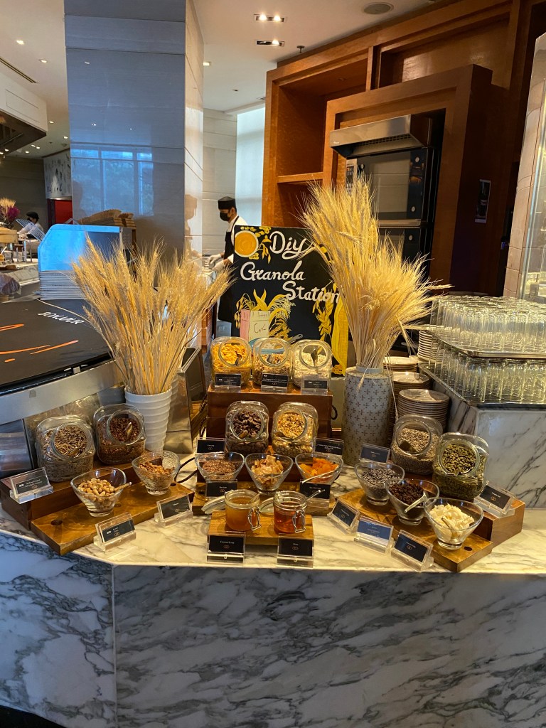Granola Station at Voila! Buffet
