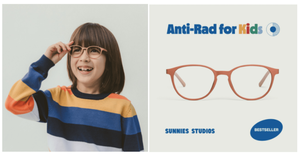 Anti-Rad Glasses for kids by Sunnies Studios