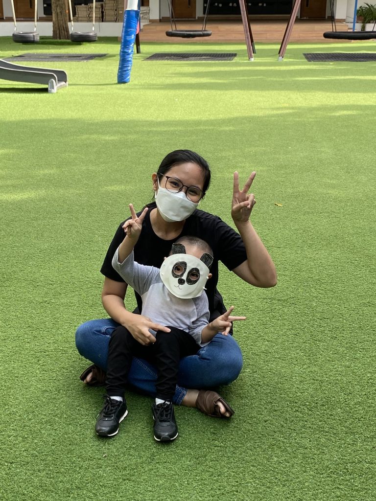 DIY Panda mask for school Panda Day