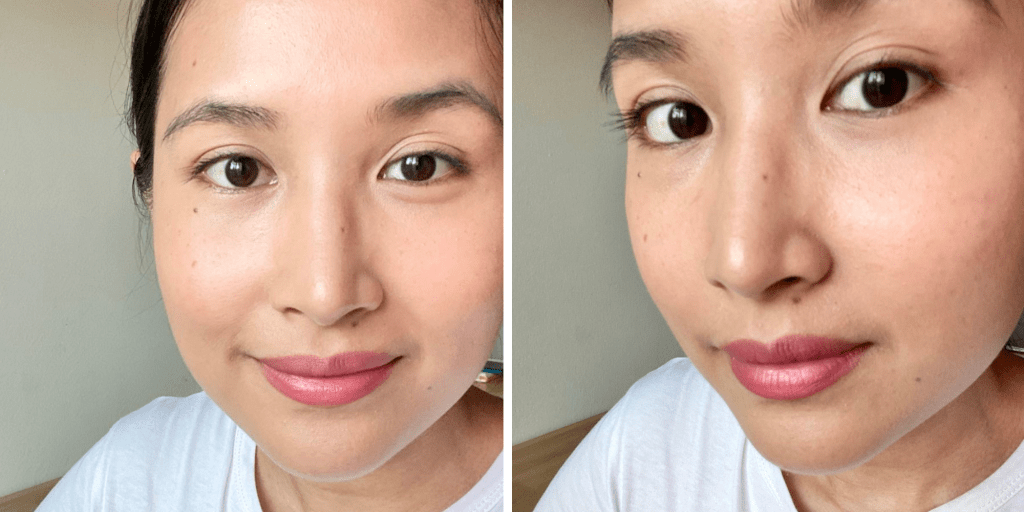 Preparing my natural lashes before putting on my Luxx Lash Magnetic Lashes