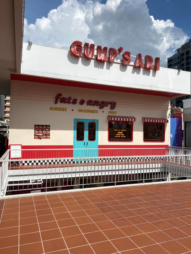 Diner themed burger joint