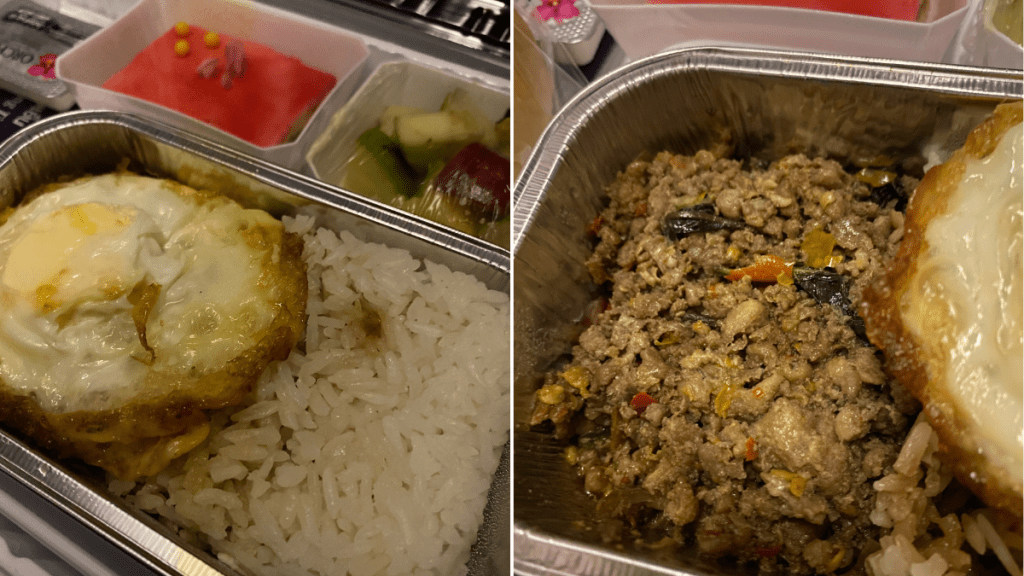 Thai Airways Pad Khra Pao