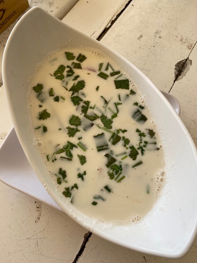A bowl of Tom Kha Gai