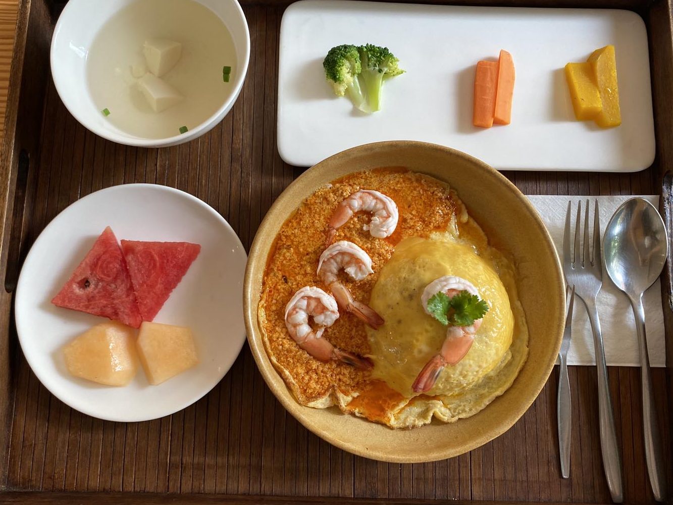 Omu Rice with Tom Yum Goong Sauce