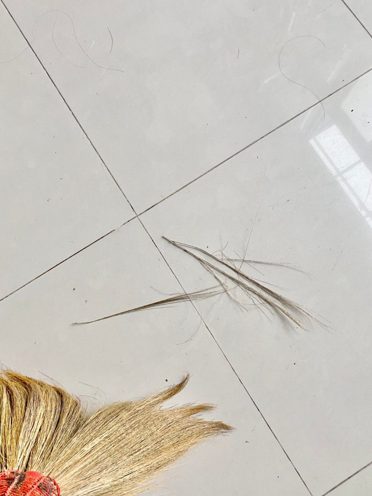 Sweeping broom strands