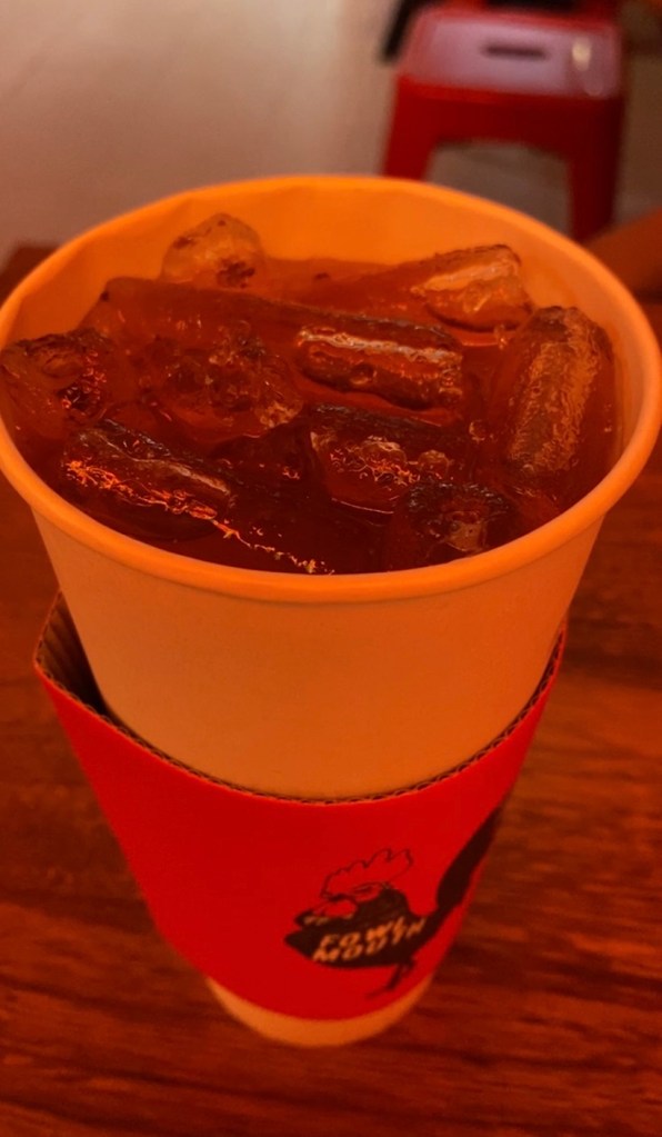 The Arnold Palmer is half lemonade, half iced tea.