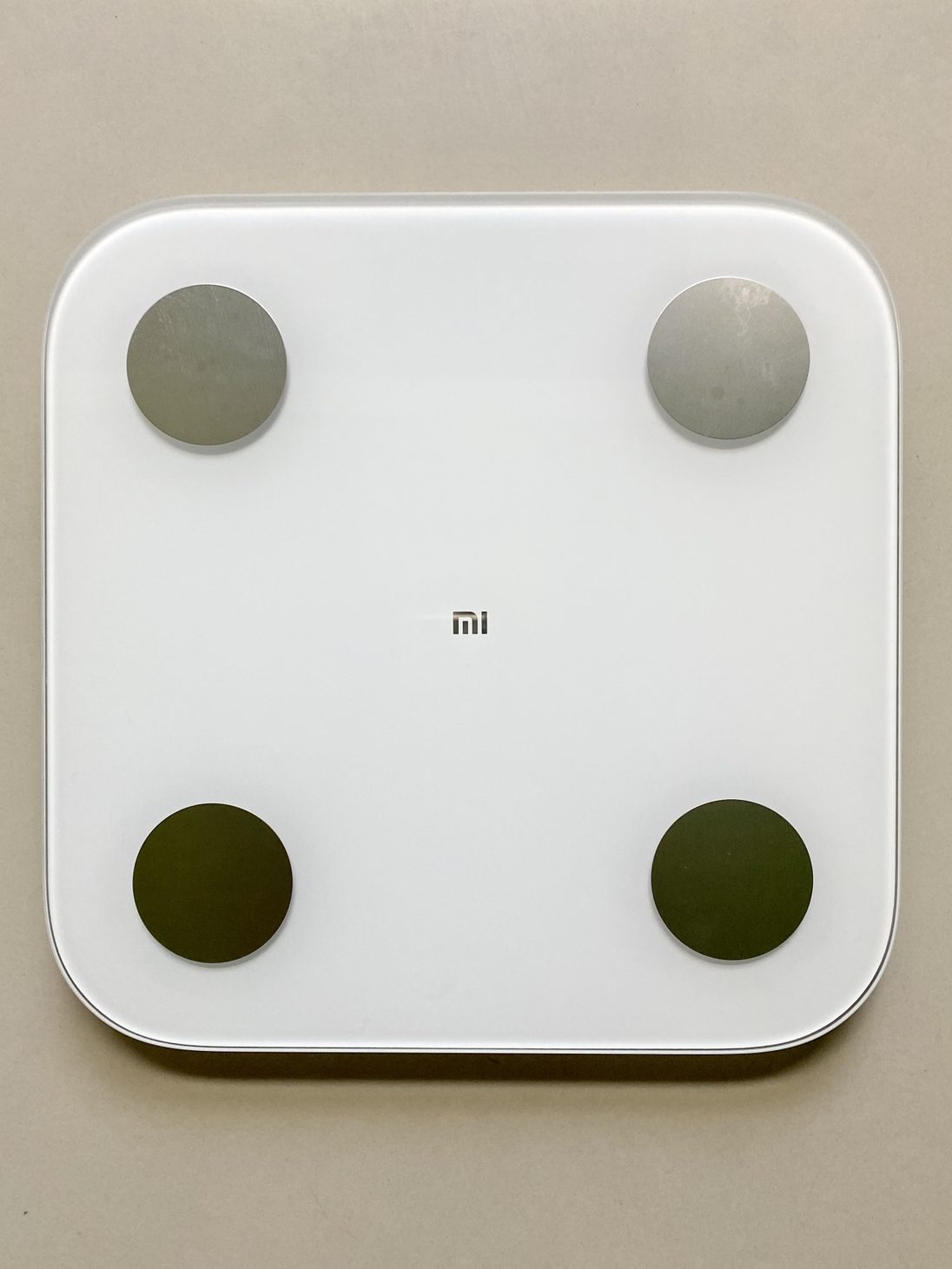 White Smart Body Weighing Scale