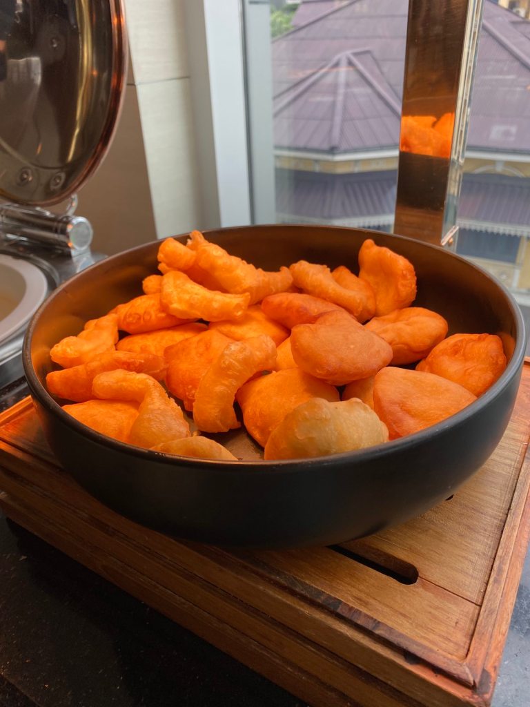 Patongko at the breakfast buffet of eastin grand hotel sathorn bangkok