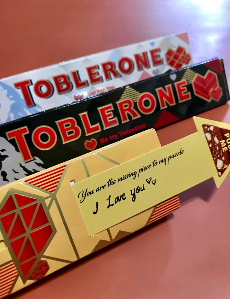 Toblerone Limited edition Love Cards