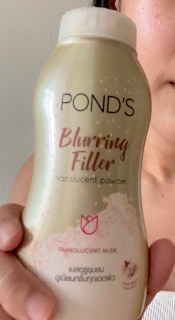 A bottle of facial powder